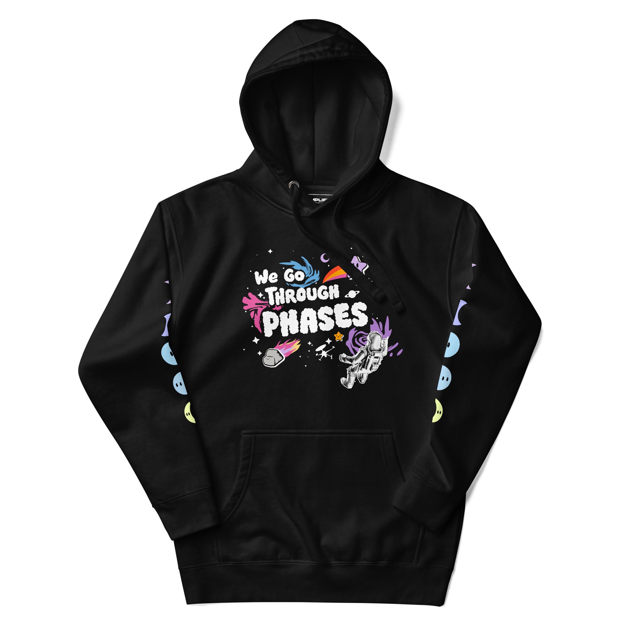 'We Go Through Phases' Hoodie - Black