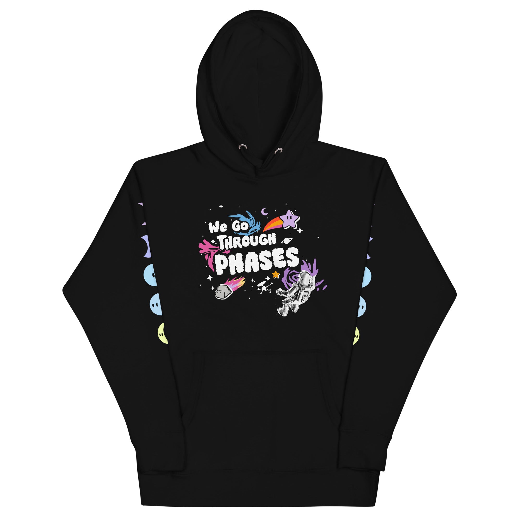 'We Go Through Phases' Hoodie - Black
