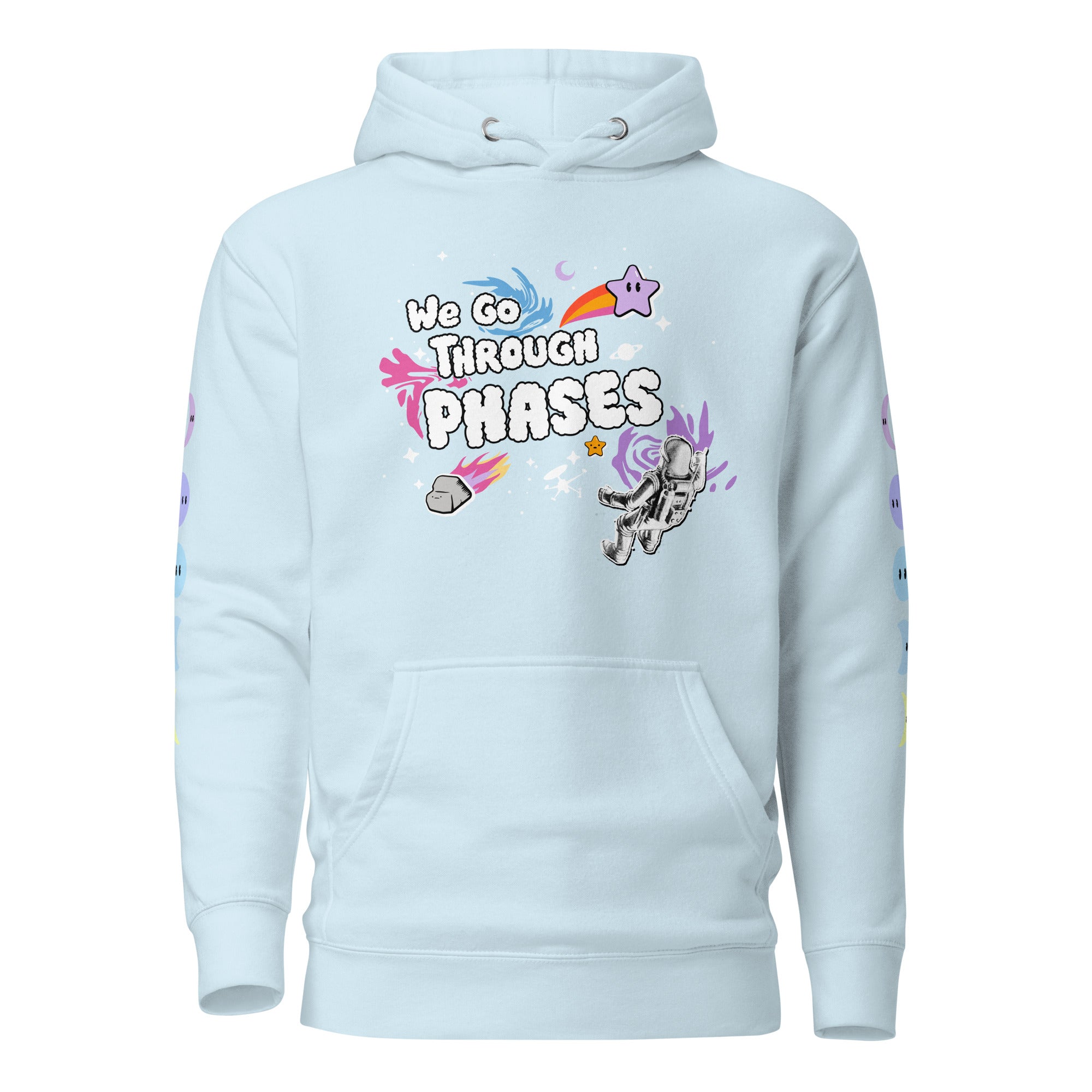 'We Go Through Phases'  Hoodie - Blue