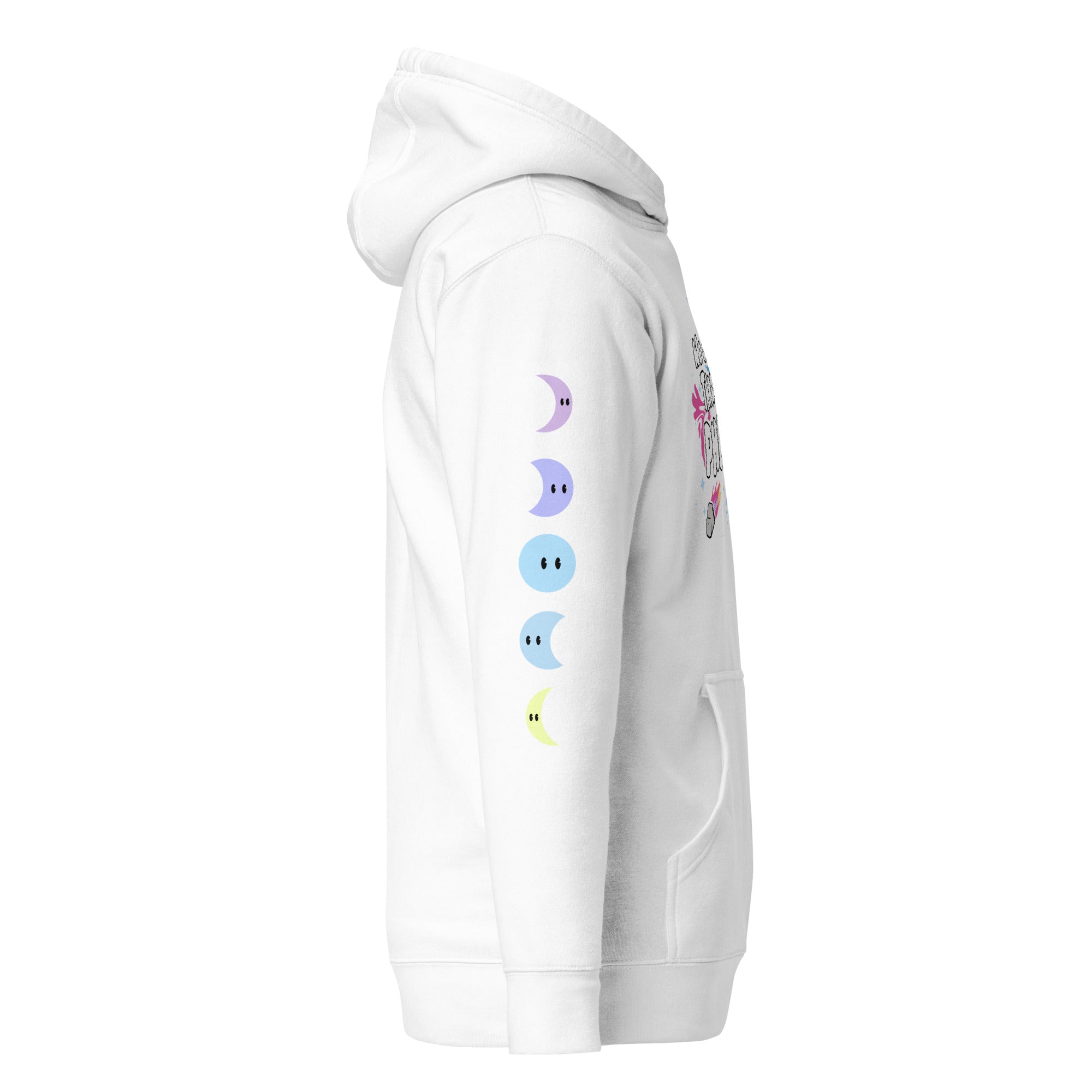 'We Go Through Phases' Hoodie - White